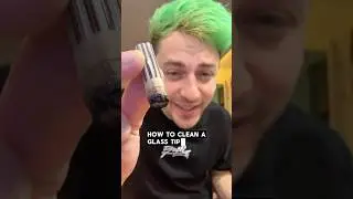 How to clean a glass tip!