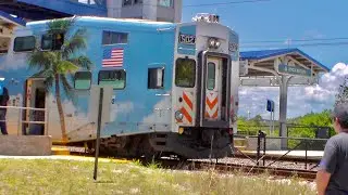 Trains On The Florida East Coast & SFRTA Corridor - Boca Raton, Florida