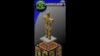 Как создать стойку для брони в Minecraft
