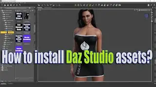 How to install Daz Studio assets from third party stores