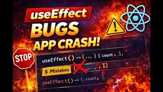 STOP Using useEffect Like This! ❌ 5 Mistakes (Hindi)