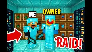 NARROW MC RAIDING A RICH MINECRAFT FACTIONS BIG SUGARCANE FARM BASE