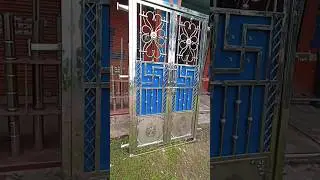 simple design steel door// stainless steel gate design//#shortvideo
