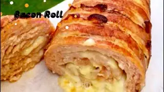 &ldquo;Molten&rdquo; Bacon Wrapped Burger Roll 爆浆培根火腿猪肉汉堡肉饼