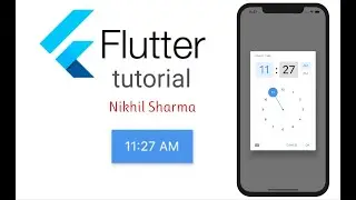 FLUTTER -- TimePicker | Clock | Flutter widget | ShowTimePicker | Speed code | Flutter programming