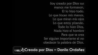 Pista Creado por Dios  Danilo Ordoñez