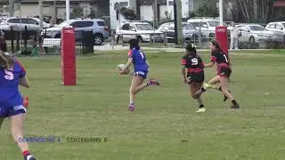 All of Gerringong Tries v Collegians Round 14 U16 Girls  Rugby Tackle 2025