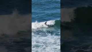 Surfer Rides the King Tides in San Diego