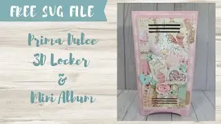 Prima Dulce 3D Locker & Mini Album - Free SVG Files
