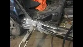 Приора. боковой удар.