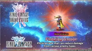 【FFBE】Summon NV unit, Fledgling Warrior!【Global】