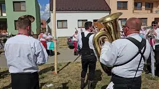 Moravská Nová Ves hody 2024 DH Zlaťulka - Lanzhotskym Krajem
