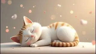 Peaceful Cats Sleeping with Soft Music | AI Cat Haven 🐱✨