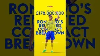Cristiano Ronaldo's Historic New Contract With Al Nassr ⚽🔥 #cristianoronaldo #football #alnassr