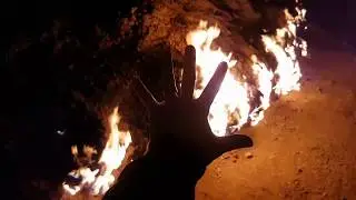 Yanar Dag - The burning mountain in #Azerbaijan 🇦🇿