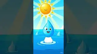 Water Cycle for Students 📚 | Easy & Quick Explanation. #class6science #educationalshorts #neetbasics