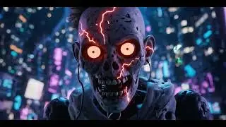 PIXEL BREAKDOWN | Neon Glitch Party x Zombie Twins | Latin Pop Reggaeton AI Music Video