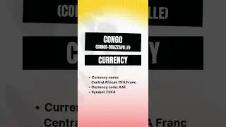 39. Congo (Congo-Brazzaville) Currency  #currency #yt #ytshorts #reelsvideos #congo #centralafrica