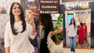 GLORIOUS HAIRCUT TRANSFORMATION | New hair cut | Haircut at Glorious | Phoenix united mall LUCKNOW