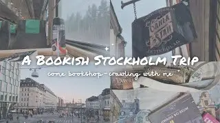 a bookish Stockholm trip – exploring bookstores + a small haul.