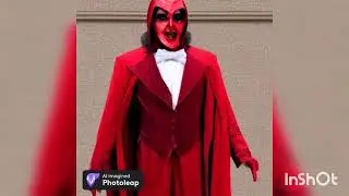 Photoleap artificial intelligence AI app . Phantom Of The Opera Red Death costume CGI