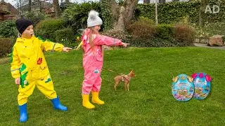 Gaby and Alex plays with New Kids Toys with Surprises