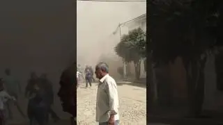 La Paz Landslide Buries Five Homes