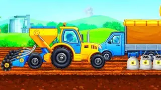 LOAD AND TRANSPORT ORANGE SLICE WITH FIAT TARCTORS & CLAAS LOADERS -Farming Simulator  2025