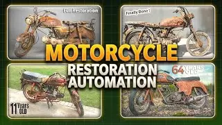 Create Viral Motorcycle restoration Long videos with Ai - Motorcycle restoration videos Kaise Banaen