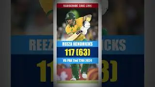Reeza Hendricks Century 117 (63) 🔥vs Pakistan South Africa 2nd T20I Batting Highlights | PAK v SA