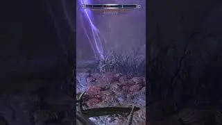 Unrelenting Force vs 4 Necromancers #skyrim #elderscrolls #shorts