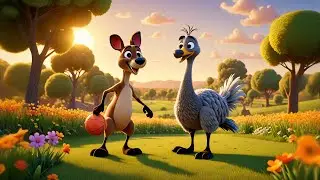 Kangaroo&rsquo;s Kooky Kickball 🦘⚽ | Fun Sports Story for Kids | Learn  , Coordination & Outdoor Play
