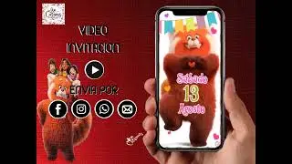 Video Invitaci&oacute;n Turning Red