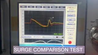 Surge comparison test for motor winding