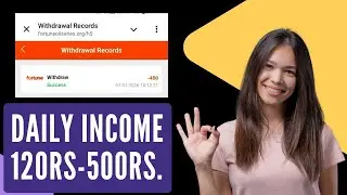 🎁New Launched Website 2026//Daily income 500rs🎀//No Work ❄️ No refer 🥳Live payment proof