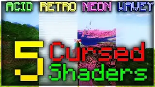 5 MORE Minecraft CURSED Shaders Showcase....