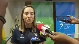 Une r&eacute;compense de 500 000 roupies a &eacute;t&eacute; remise &agrave; la cycliste professionnelle Kimberley Le Court de