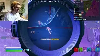 xQc And His Team Pops Off In Fortnite Tournament