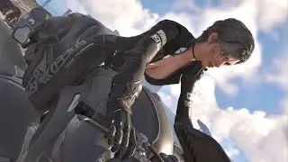The First Descendant Hailey H1 racing skin and Eclipse Hover Bike showcase