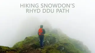 Hiking Snowdon | Rhyd Ddu Path in clouds + wind