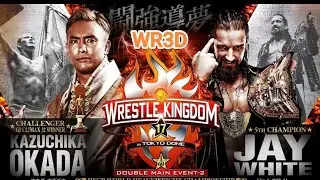 Kazuchika Okada vs Jay White NJPW Wrestle Kingdom 17 wr3d 
