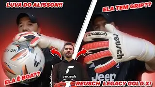 LUVA Reusch LEGACY GOLD X. Reusch nova patrocinadora DO GOLEIRO Alisson EXCLUSIVO.
