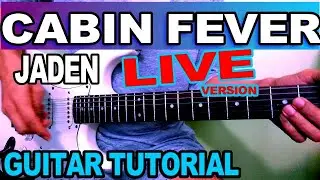 JADEN CABIN FEVER LIVE (Grammy museum) ACOUSTIC GUITAR  CHORDS STRUMMING TUTORIAL