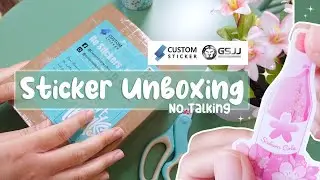 Let's Unbox Stickers! 🌸 ft.Customsticker