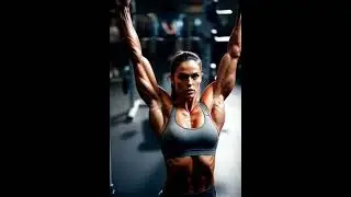 Strong Indian Gym Girl 💪 | Muscular Fitness Motivation | Fit & Glow Studio #shorts