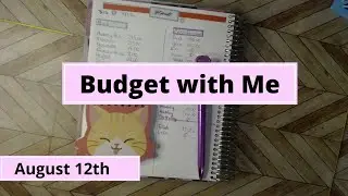 Budget with Me for variable low income in Erin Condren Monthly Planner