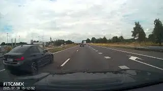 Lekker man, rechts inhalen