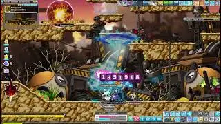 [MapleStory N] Mage ice 2 Hit Rotation - Scrapyard 140-170k/hr