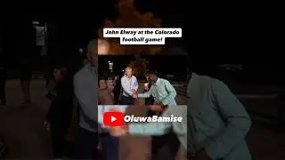 John Elway at Colorado football game #johnelway #coloradofootball #denverbroncos #shedeursanders