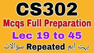 CS302 Finalterm preparation 2024 / Cs302 Final term Preparation 2024 / cs302 final term preparation